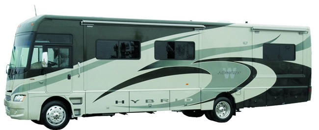 Winnebago Adventurer Hybrid Class A Motorhome